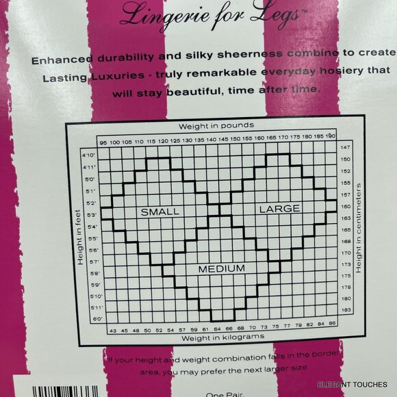 2 VGT Pantyhose Control Top Size B Hanes Sheer and Victoria's Secret dark Brown - Picture 3 of 7